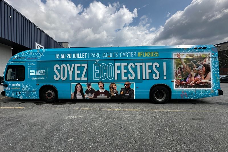 La navette de la Fête du Lac des Nations fait un détour par Rock Forest